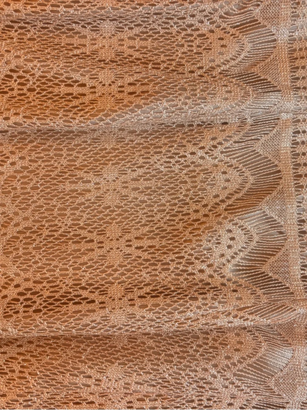 ⭐️NWT Jessica Simpson Crochet Fringe Dress Size 4 Taupe Boho Festival Beach Mini - Picture 8 of 16